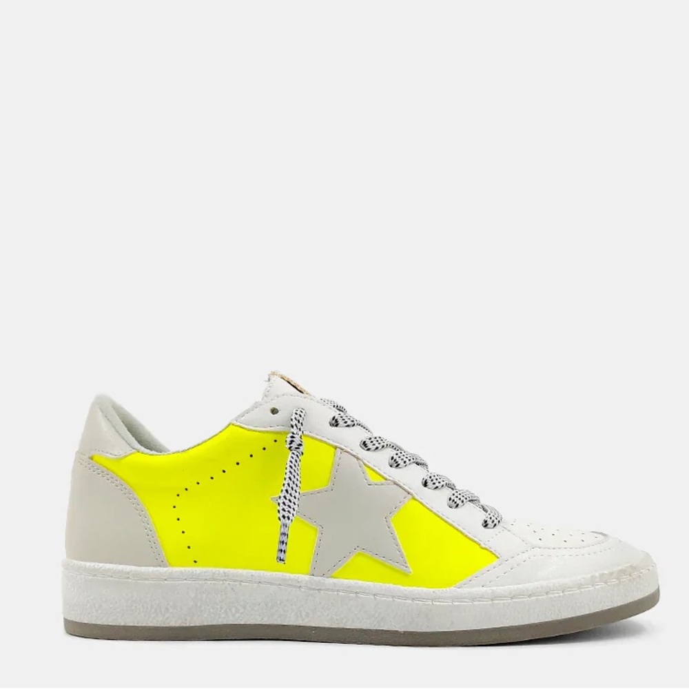 ShuShop Paz Sneakers | Neon Yellow